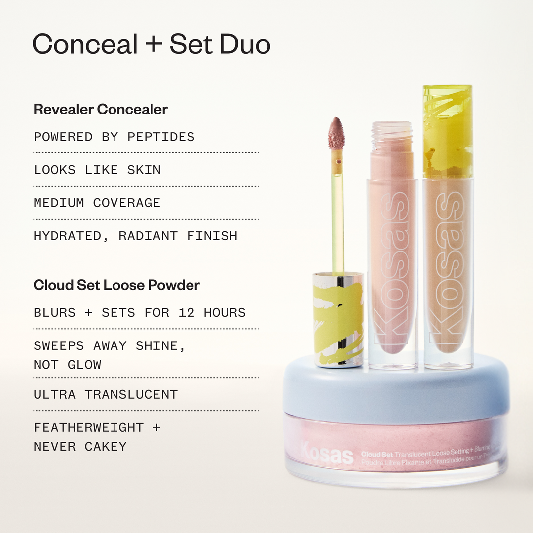 Kosas Cosmetics Conceal + Set Duo