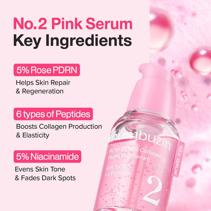 No.2 Rose PDRN Collagen Plumping Serum