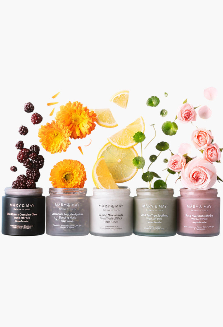 Vegan Rose Hyaluronic Hydra Wash off Pack