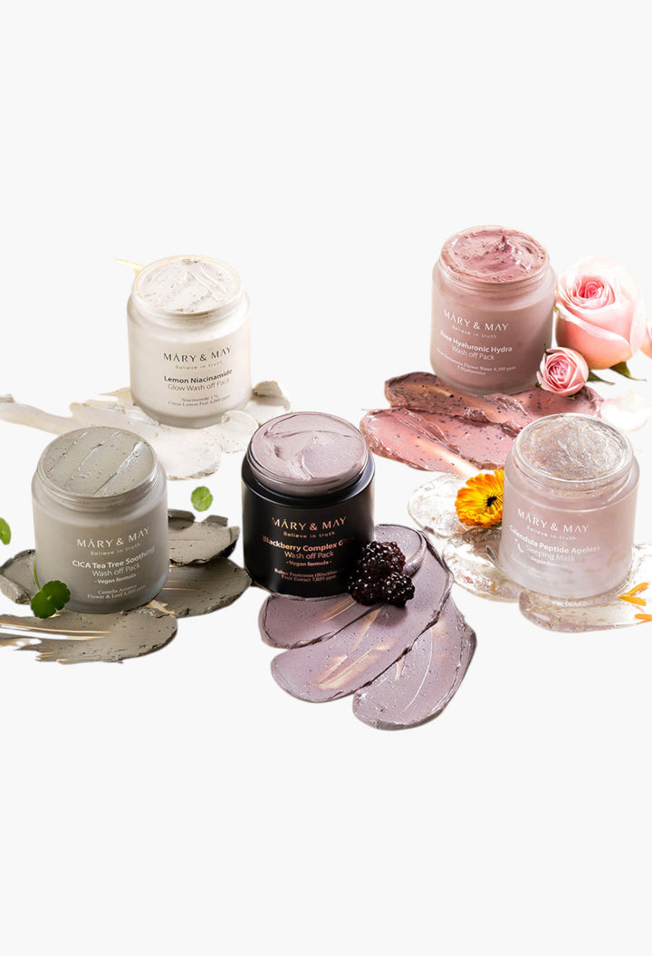 Vegan Rose Hyaluronic Hydra Wash off Pack