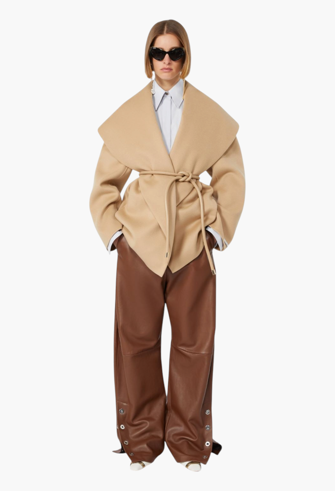 Max Mara Pure wool double fabric jacket