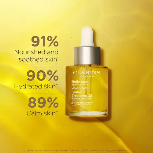 Santal Soothing & Hydrating Face Treatment Oil - GLAM MODA