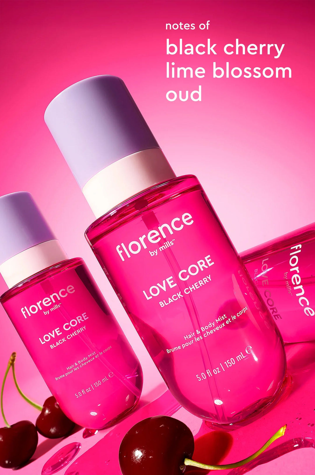 Love Core Black Cherry Hair & Body Mist - GLAM MODA