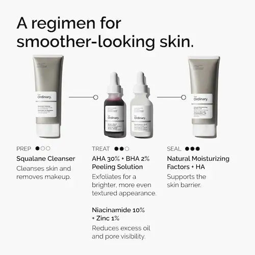 AHA 30% + BHA 2% High-Strength Peeling Solution for Brightening - GLAM MODA