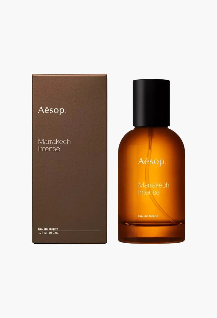 Aesop Marrakech Intense Eau de Parfum bottle and packaging