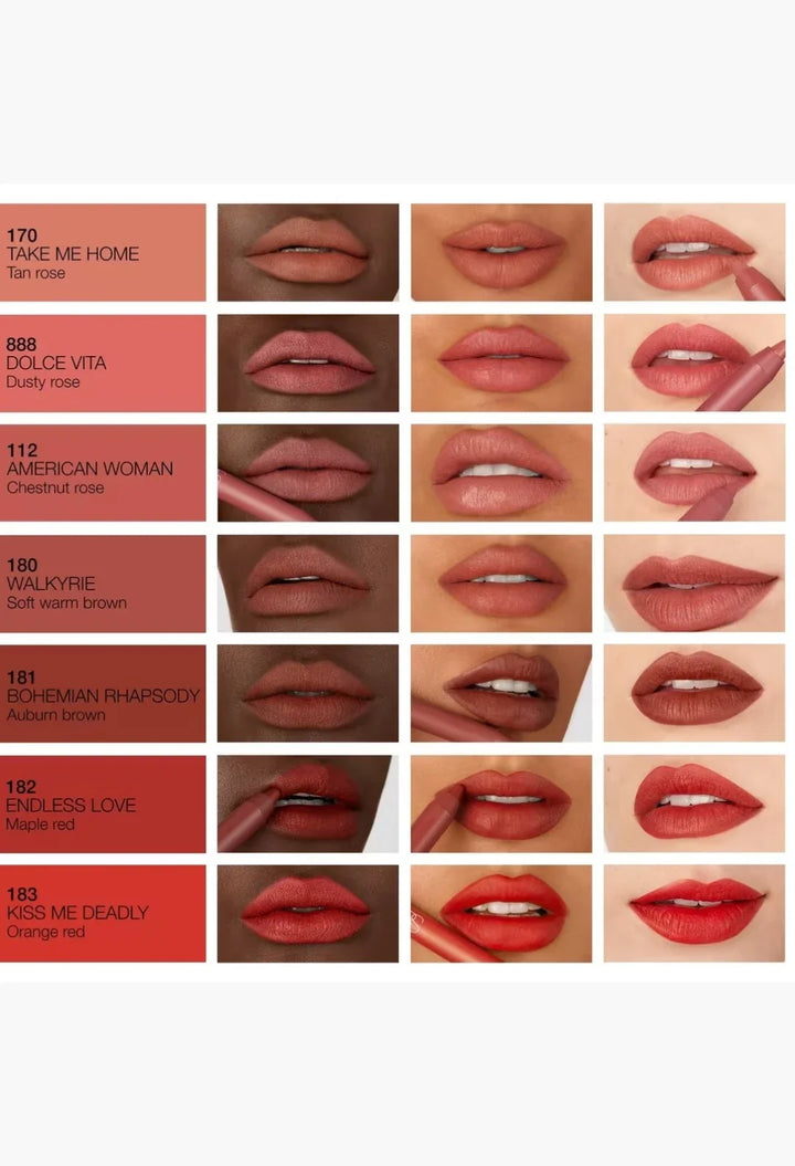NARS Powermatte High Intensity Lip Pencil in All Night Long 172 rose brown