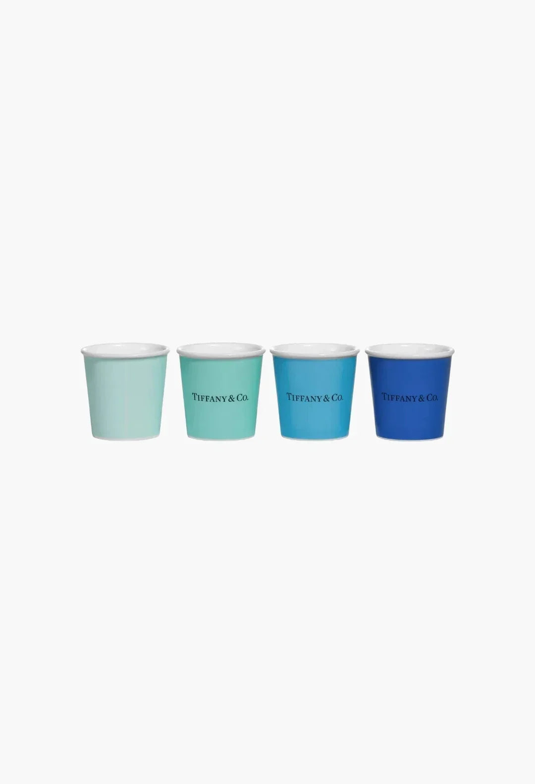 Tiffany espresso cups in Tiffany Blue bone china