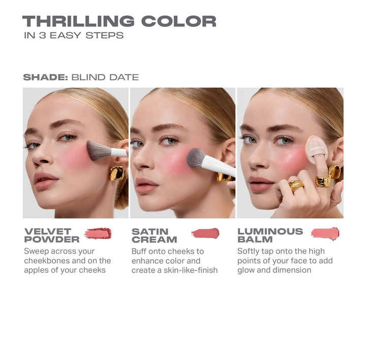 Cheek Thrills Multi-Finish Face Trio - GLAM MODA
