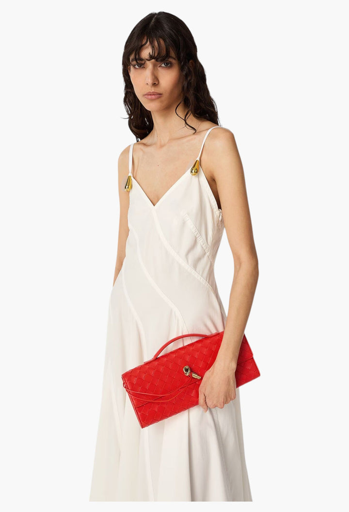 Cherry tomato - Andiamo Clutch - GLAM MODA
