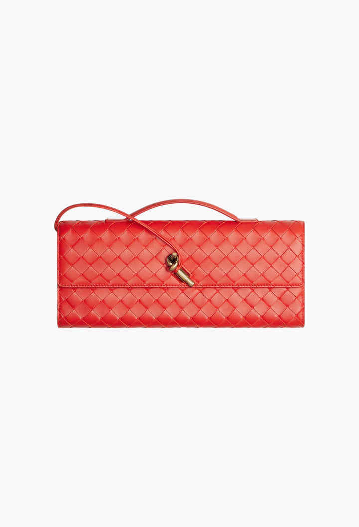 Cherry tomato - Andiamo Clutch - GLAM MODA