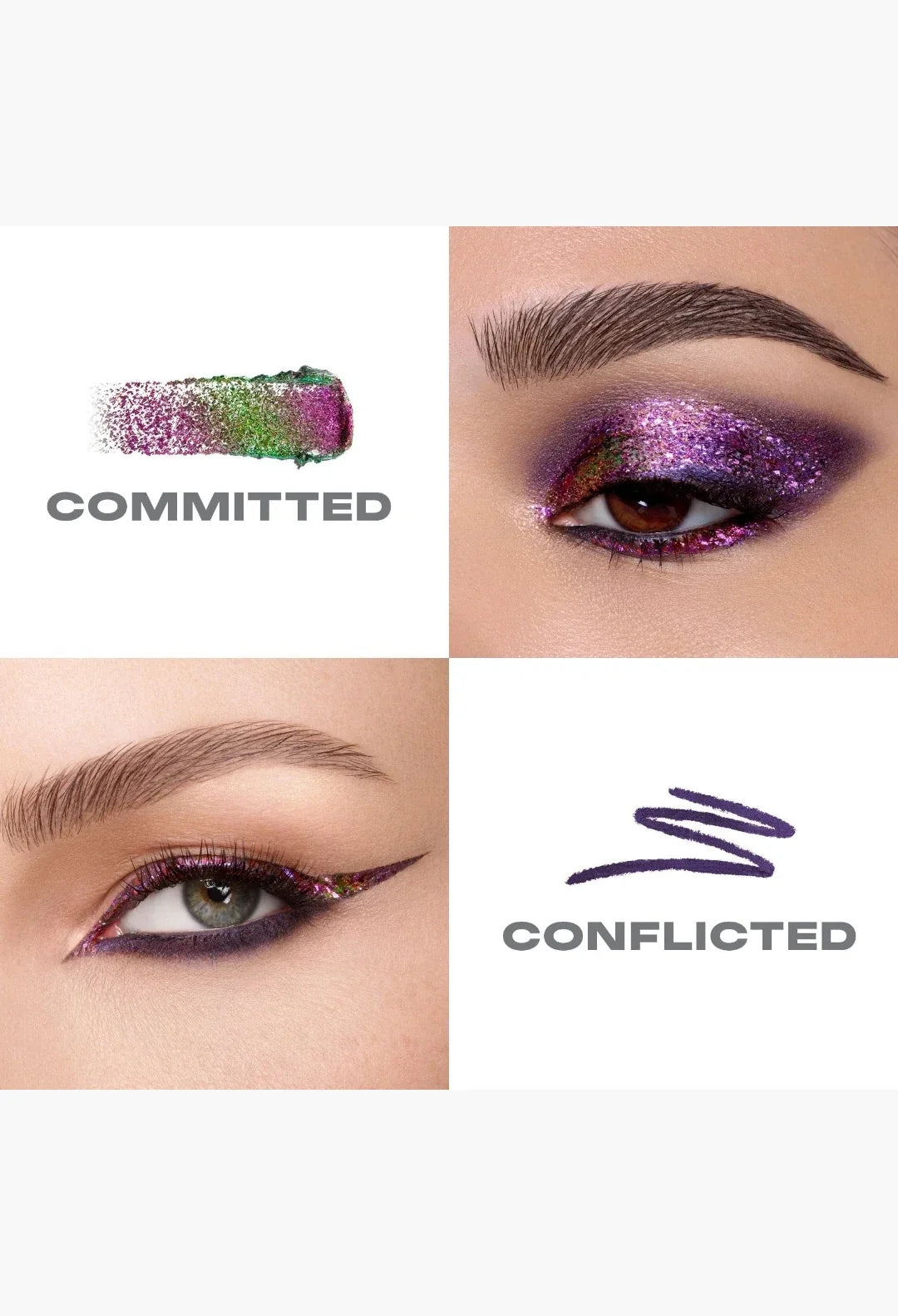 Mixed Signals Dual-Ended Shadow Stick Committed/Conflicted shade