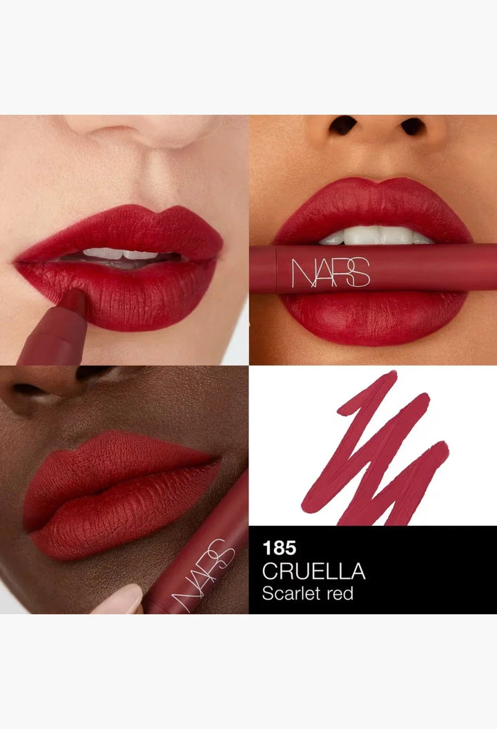 NARS Powermatte High Intensity Lip Pencil in Cruella 185 scarlet red