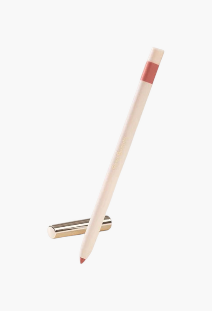 GLAM MODA Kind Words matte lip liner in a soft rose shade with a sleek retractable design and built-in sharpener.