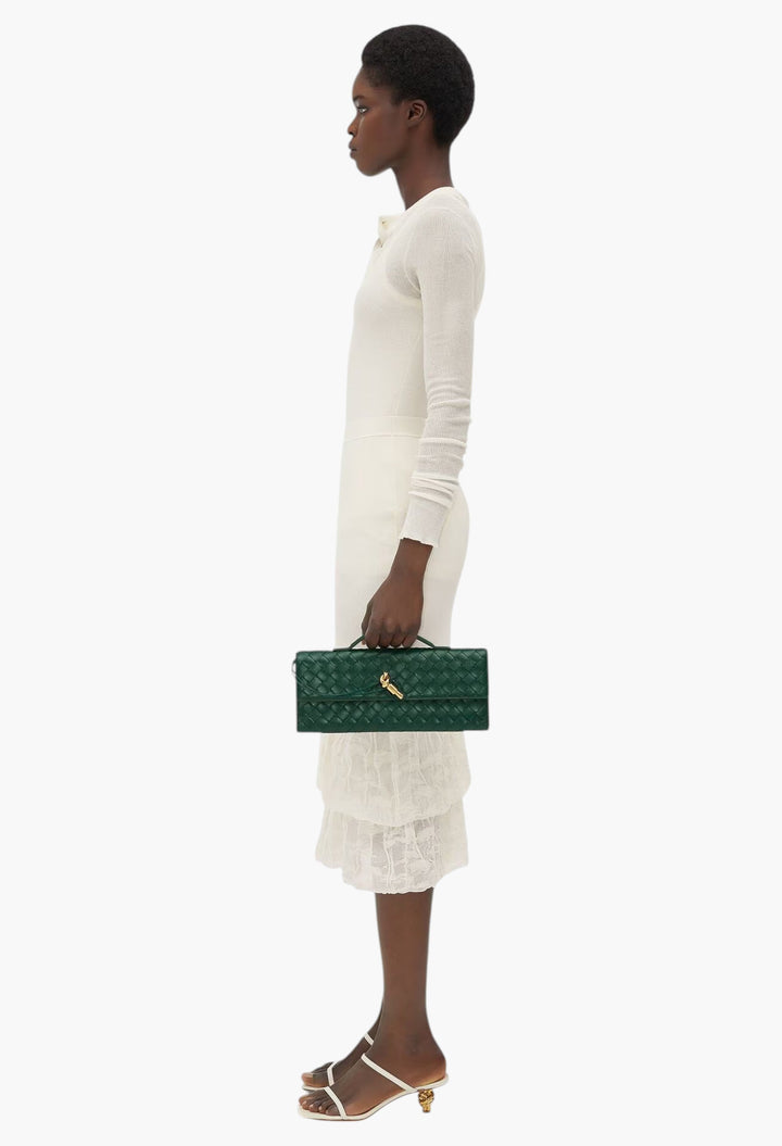 Emerald green - Andiamo Clutch - GLAM MODA