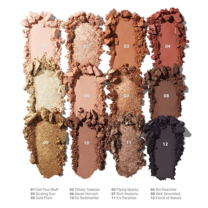 Flickering Sands - ChromaPlus 12-Pan Eyeshadow Palette - GLAM MODA