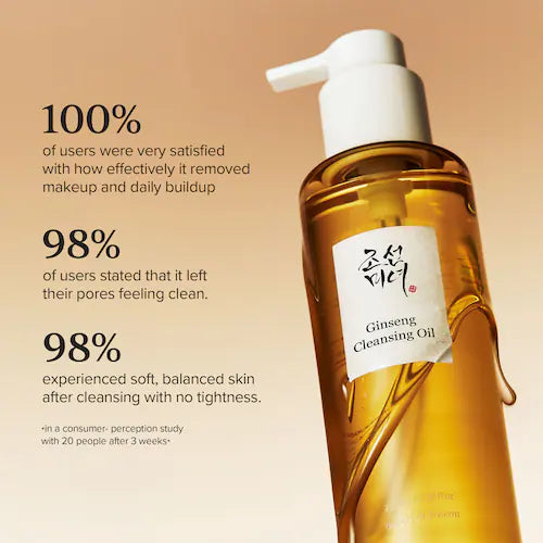 Ginseng Cleansing Oil for Gentle Daily Cleansing - GLAM MODA