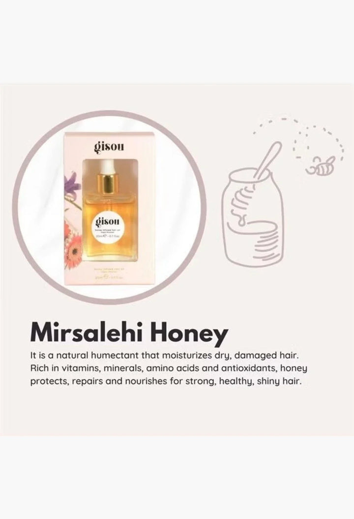 Gisou Honey Infused Hair Oil bottle