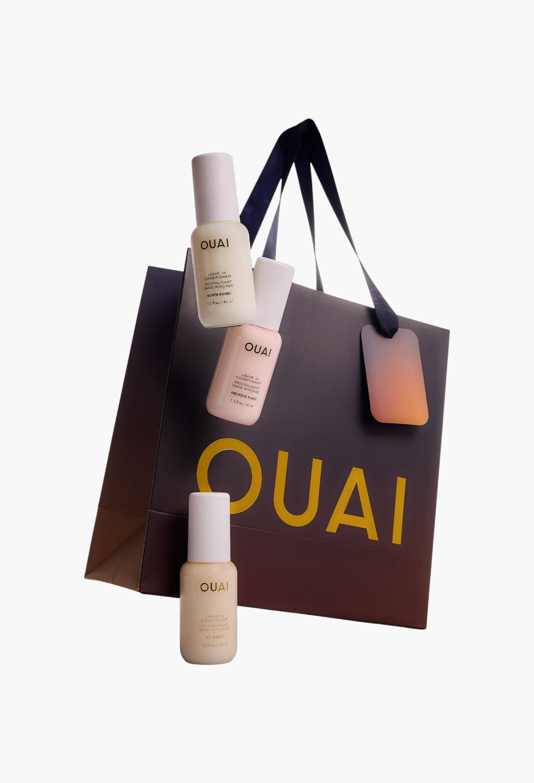 OUAI Leave In Conditioner Travel Trio Set