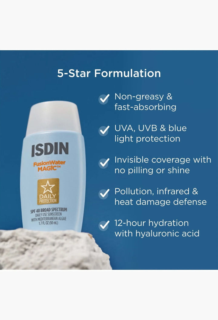 ISDIN Fusion Water Magic SPF40 Duo sunscreen