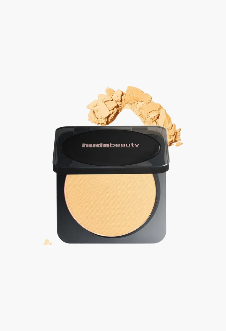 Huda Beauty Easy Bake Pressed Powder in Kunafa Blondie shade