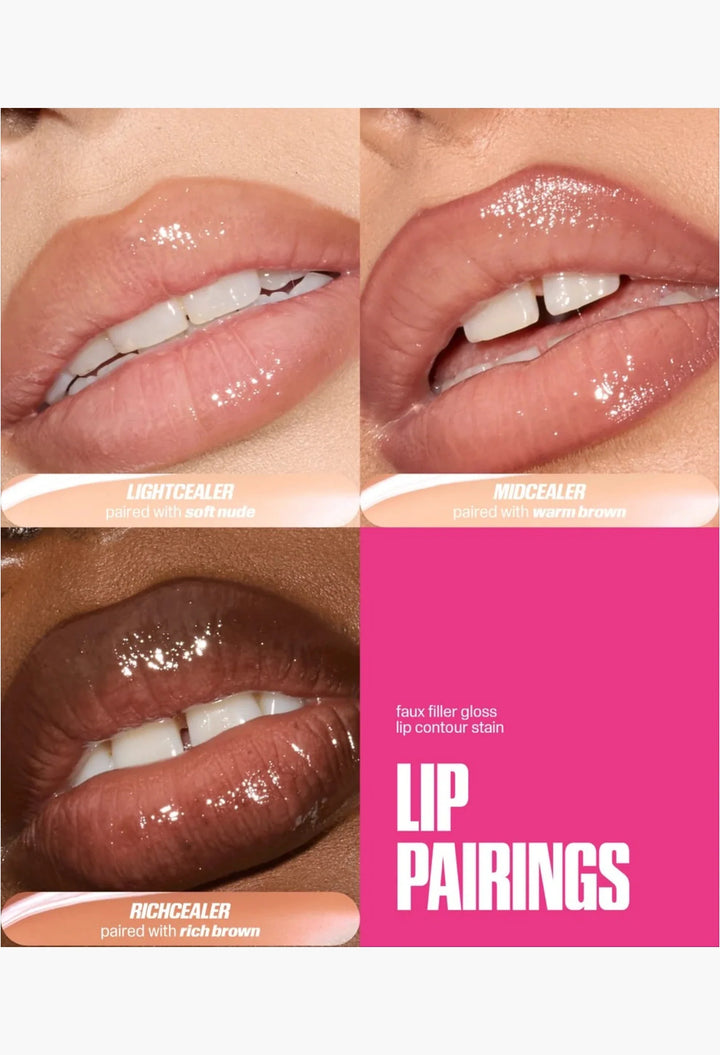 Faux Filler Extra Shine Lip Gloss LightCealer application