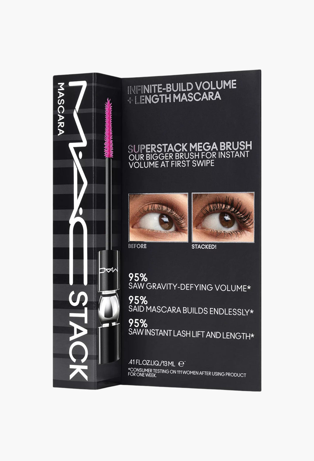 MACstack Mega Brush Mascara 12ml - GLAM MODA