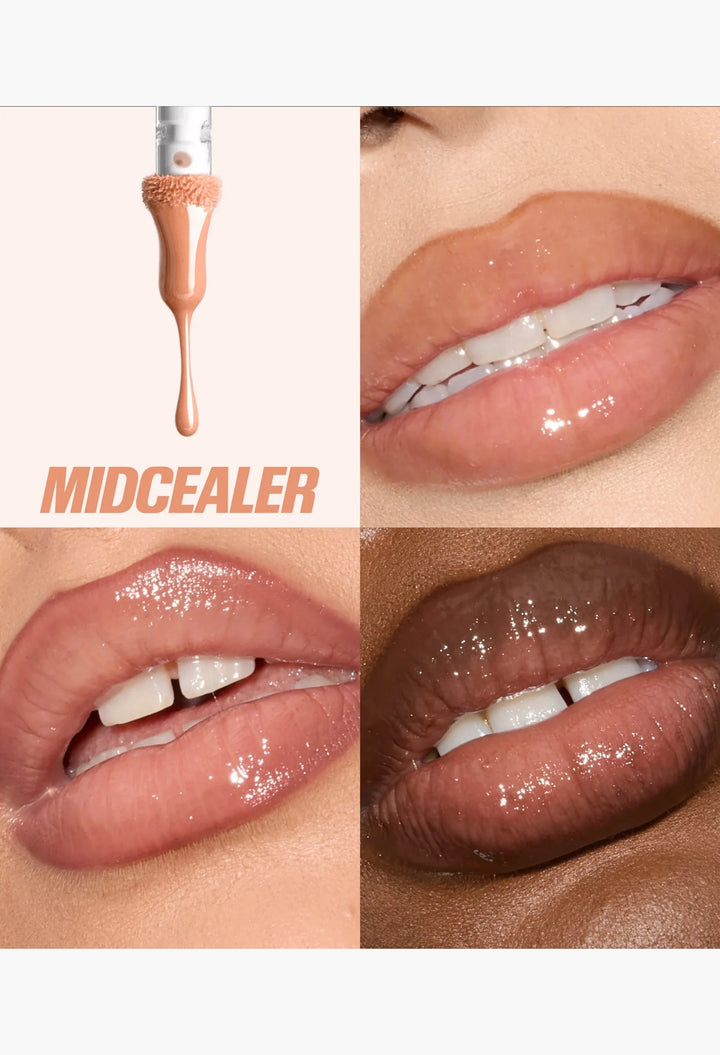 Faux Filler Extra Shine Lip Gloss MidCealer shade swatch