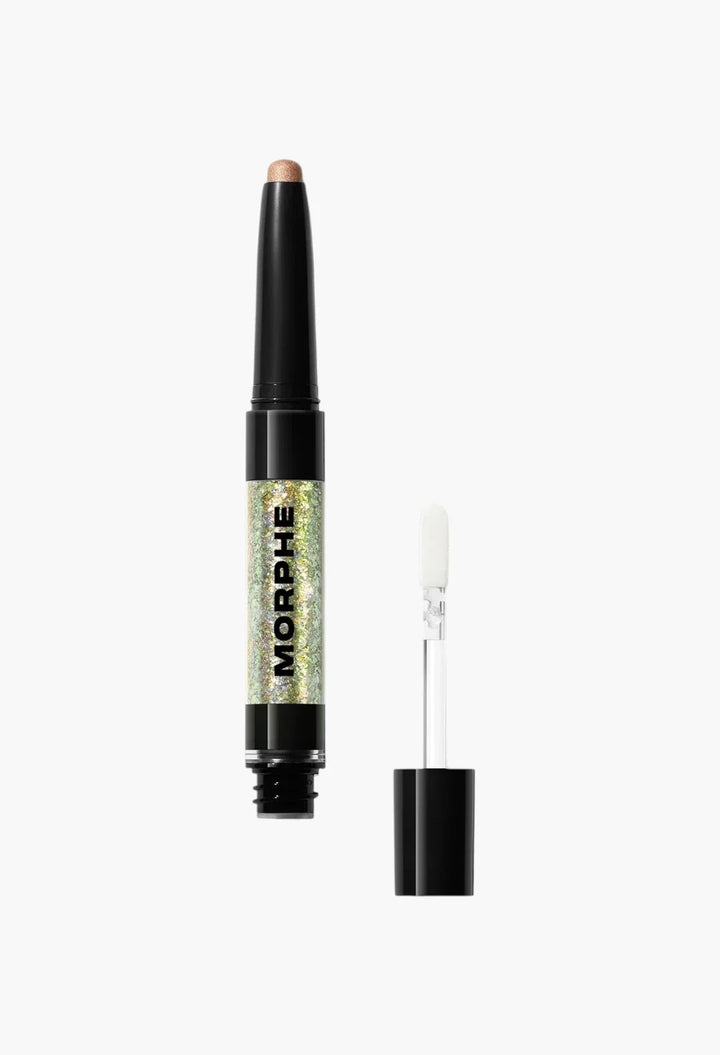 Mixed Signals Dual-Ended Cream & Liquid Shadow Stick in Partner/Player shade