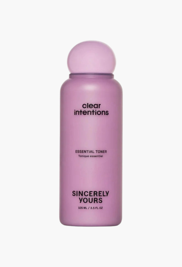 Clear Intentions essential toner bottle