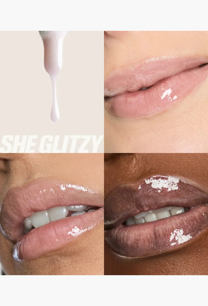 Faux Filler Extra Shine Lip Gloss She Glitzy shade applicator