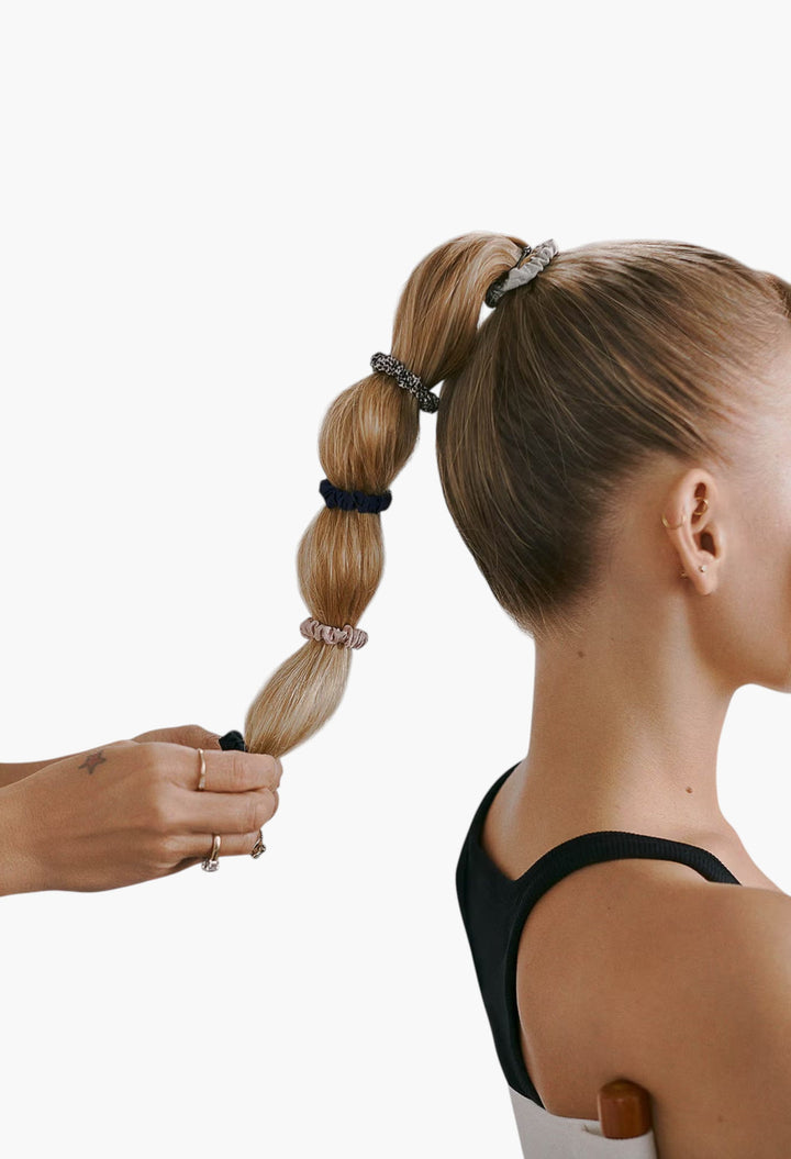 Silk Minnie Scrunchies - Classic - GLAM MODA