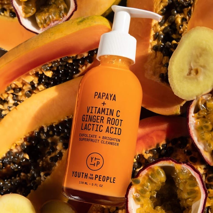 Superfruit Gentle Exfoliating Cleanser with Vitamin C + Papaya - GLAM MODA