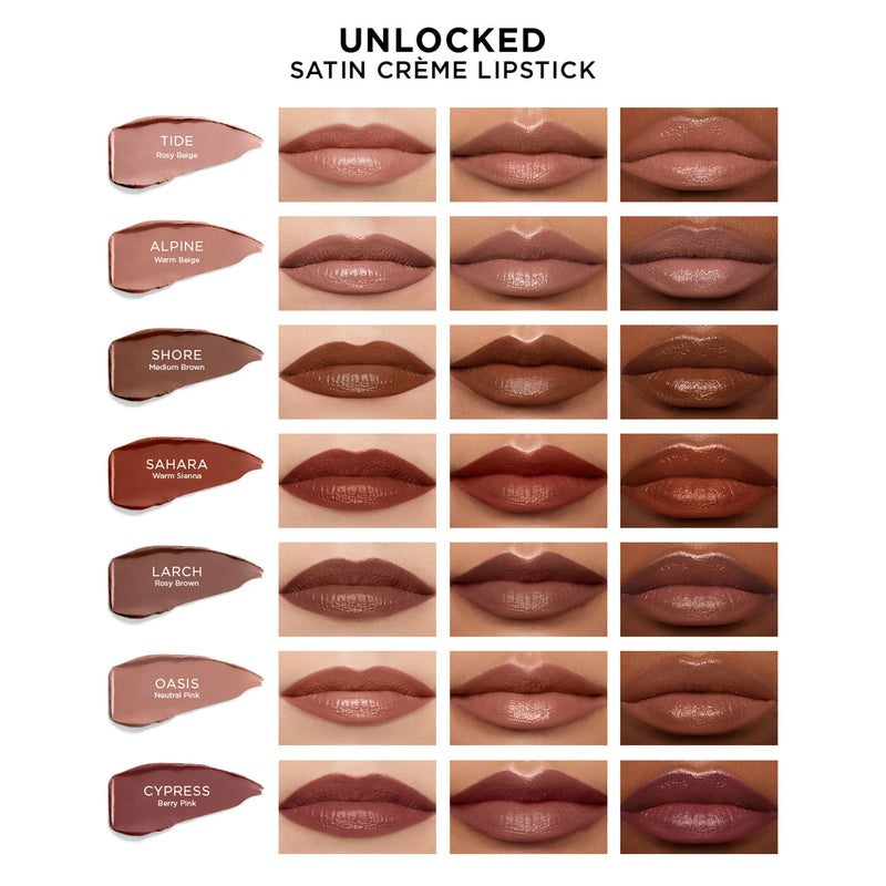 Unlocked Satin Creme Lipstick - GLAM MODA