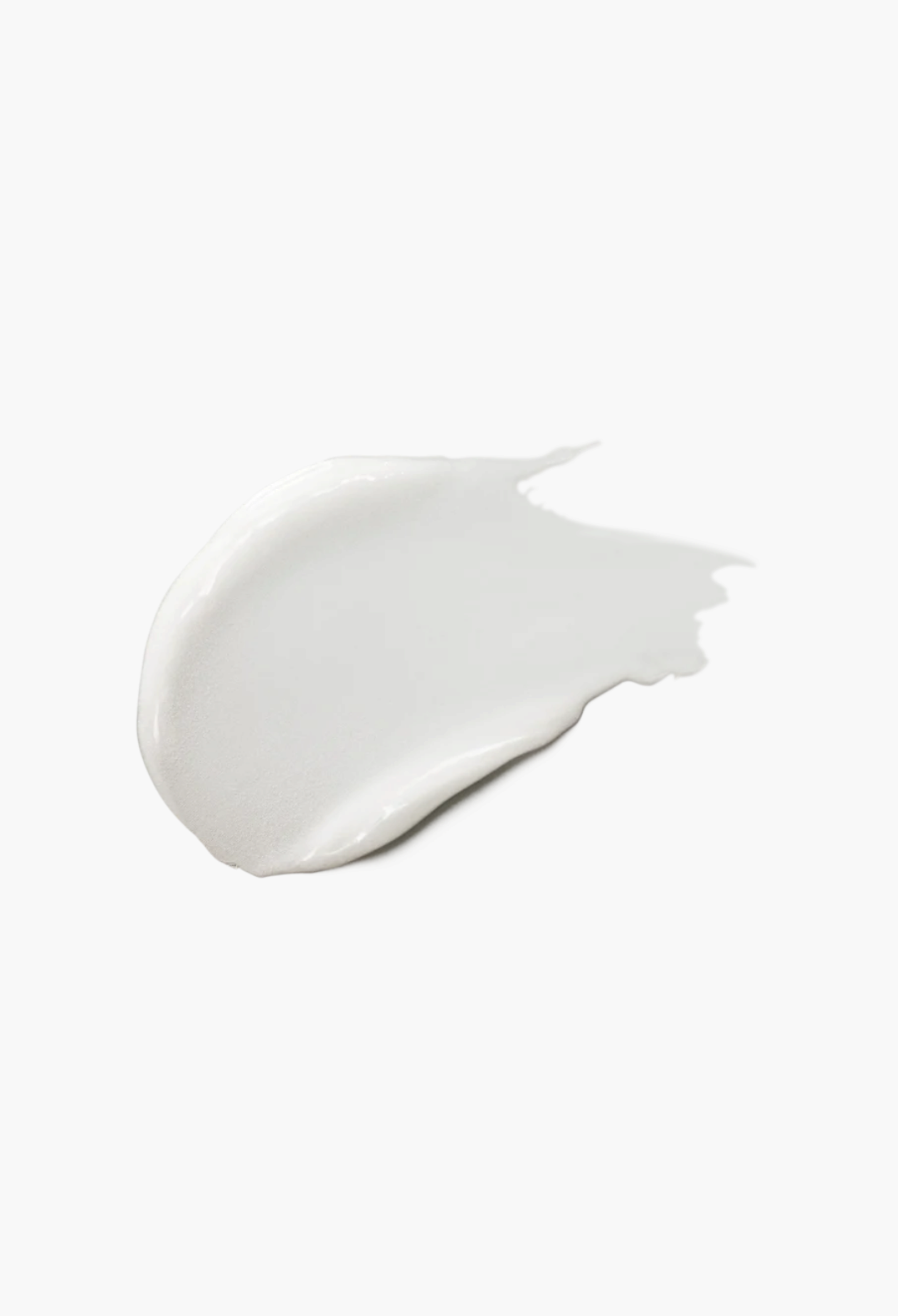 GLAM MODA Posh Balm nourishing lip shine swatch showing a smooth, creamy, white emollient texture.
