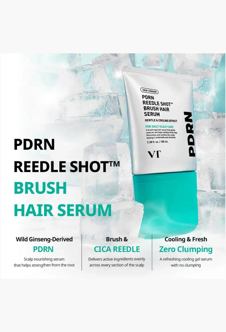 VT PDRN Reedle Shot Brush Hair Serum brush head design