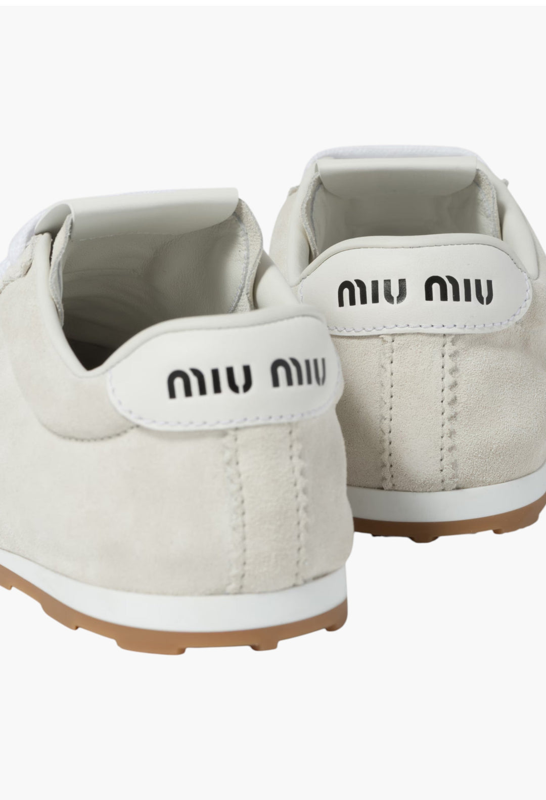 White - Plume Suede Sneakers - GLAM MODA