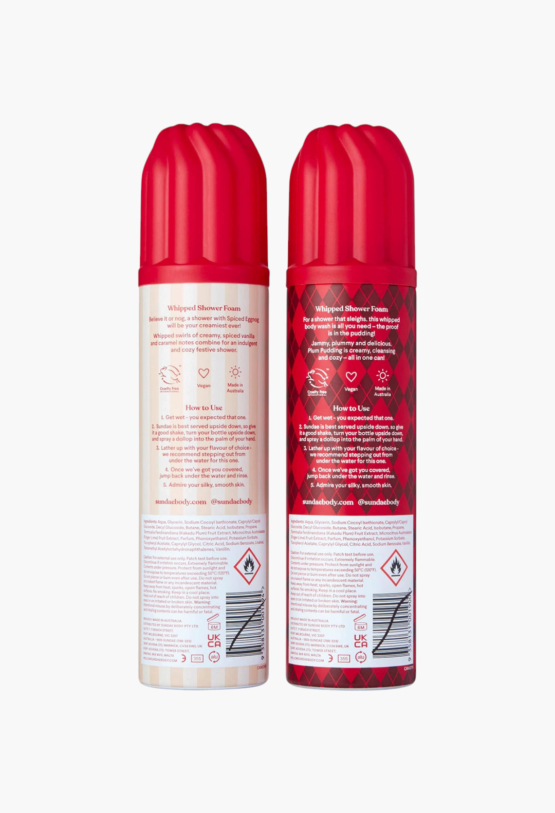 Sundae Body Sundae Body Whipped Shower Foam Set