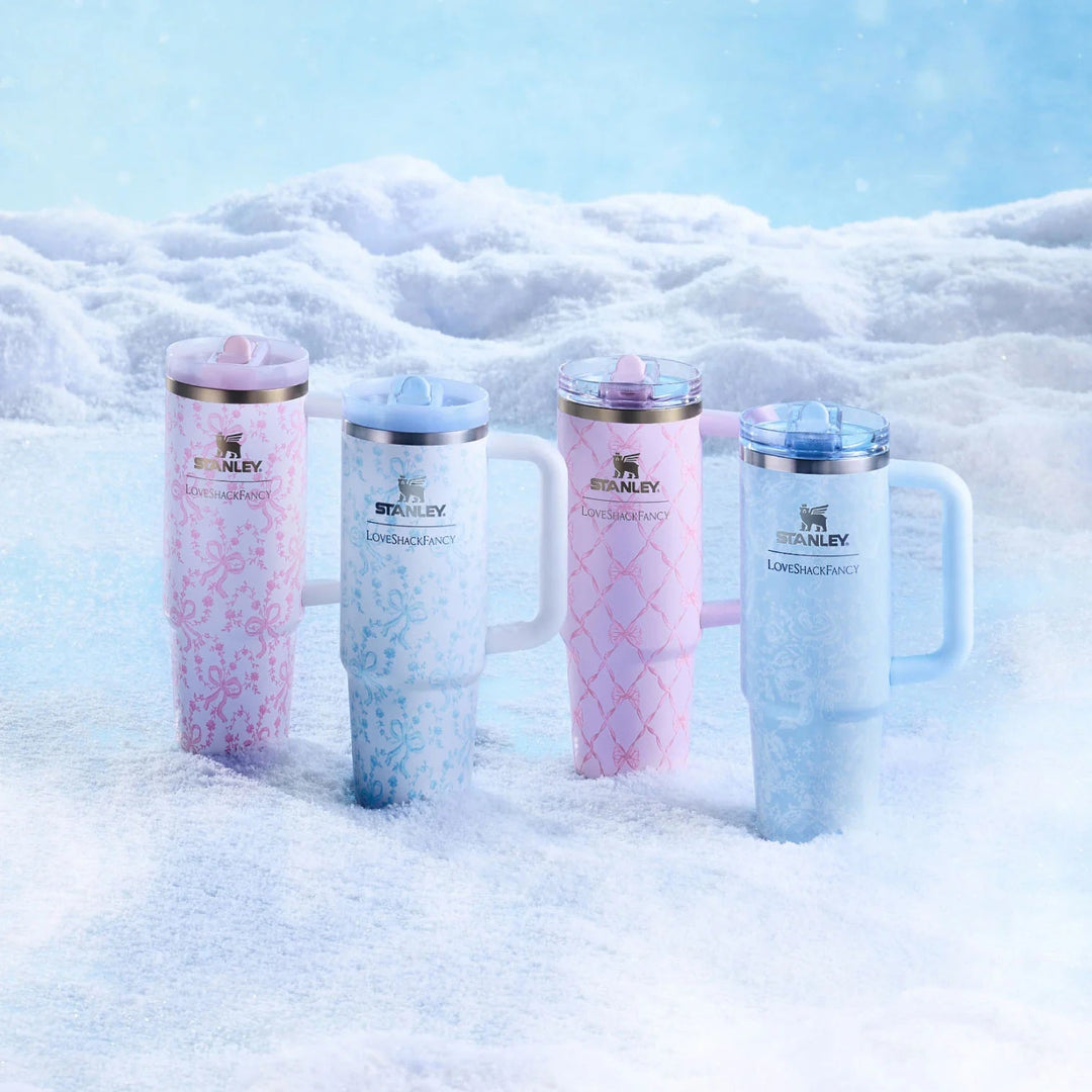 Stanley 1913 x LoveShackFancy Holiday The Quencher ProTour Set 4-pack | 30 OZ - GLAM MODA