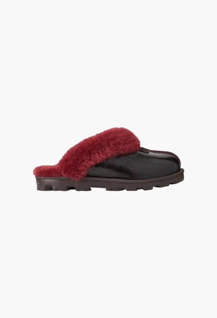 UGG Women's Coquette Crinkle slipper in Dark Caramel