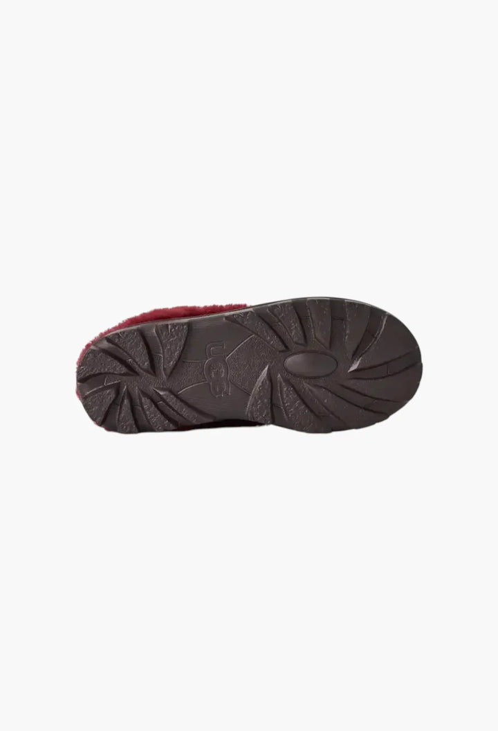 UGG Women's Coquette Crinkle slipper in Dark Caramel, interior view
