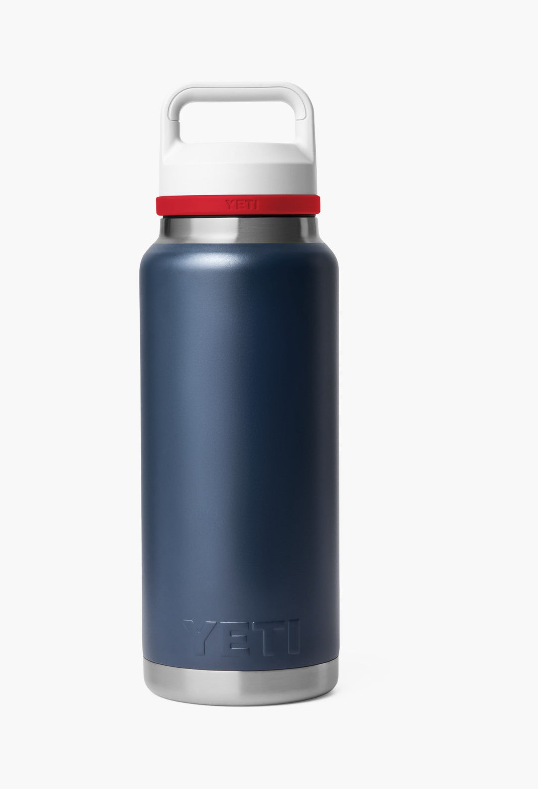 Navy/Rescue Red/White - Rambler® 36 Oz Water Bottle With Color-Blocked Chug Cap - GLAM MODA