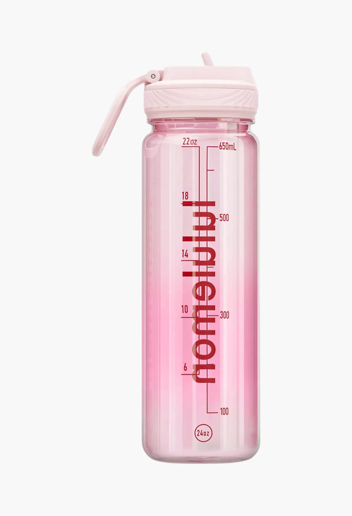 Back to Life Clear Bottle 24oz Straw Lid - GLAM MODA