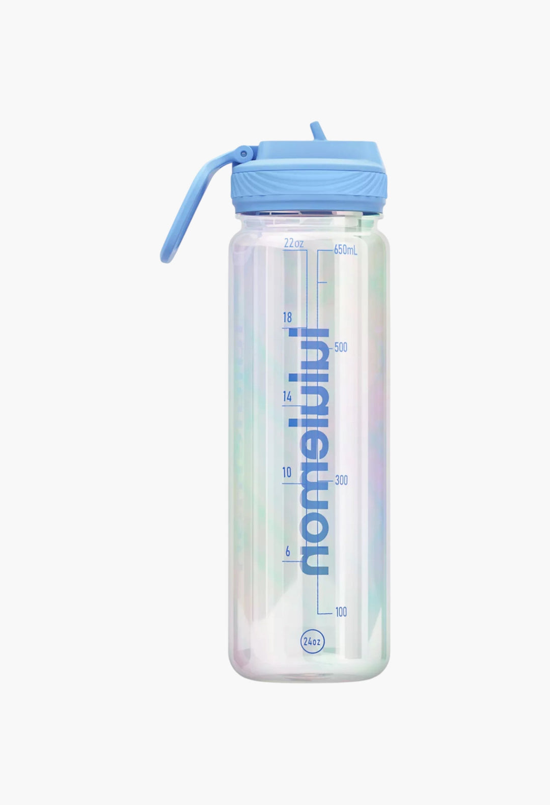 Back To Life Clear Bottle 24oz Straw Lid Iridescent - GLAM MODA