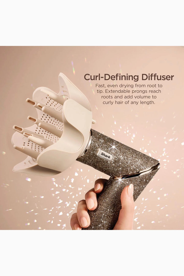 Shark Flexstyle Gold Diamond Limited Edition 5-In-1 Air Styler & Hair Dryer - GLAM MODA