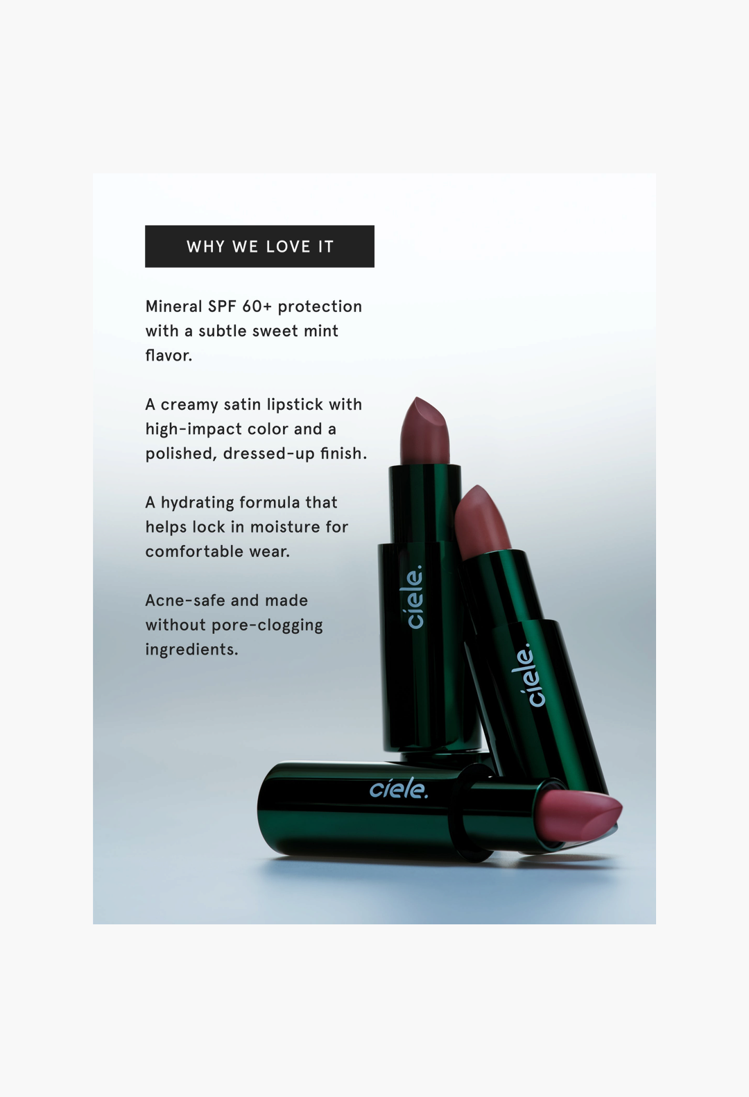 ciele cosmetics lip & PROTECT SPF 60+
