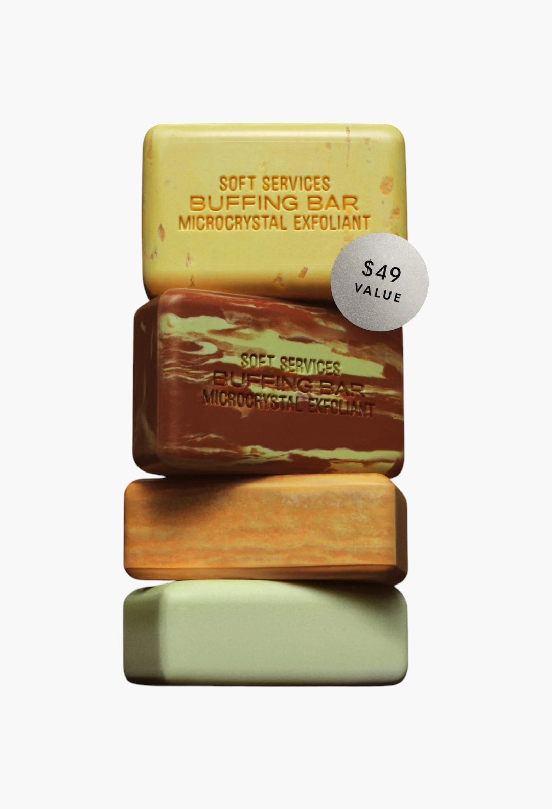 Soft Services Buffing Bar Miniature Collection: Volume II (4 mini bars), Body Gift Set