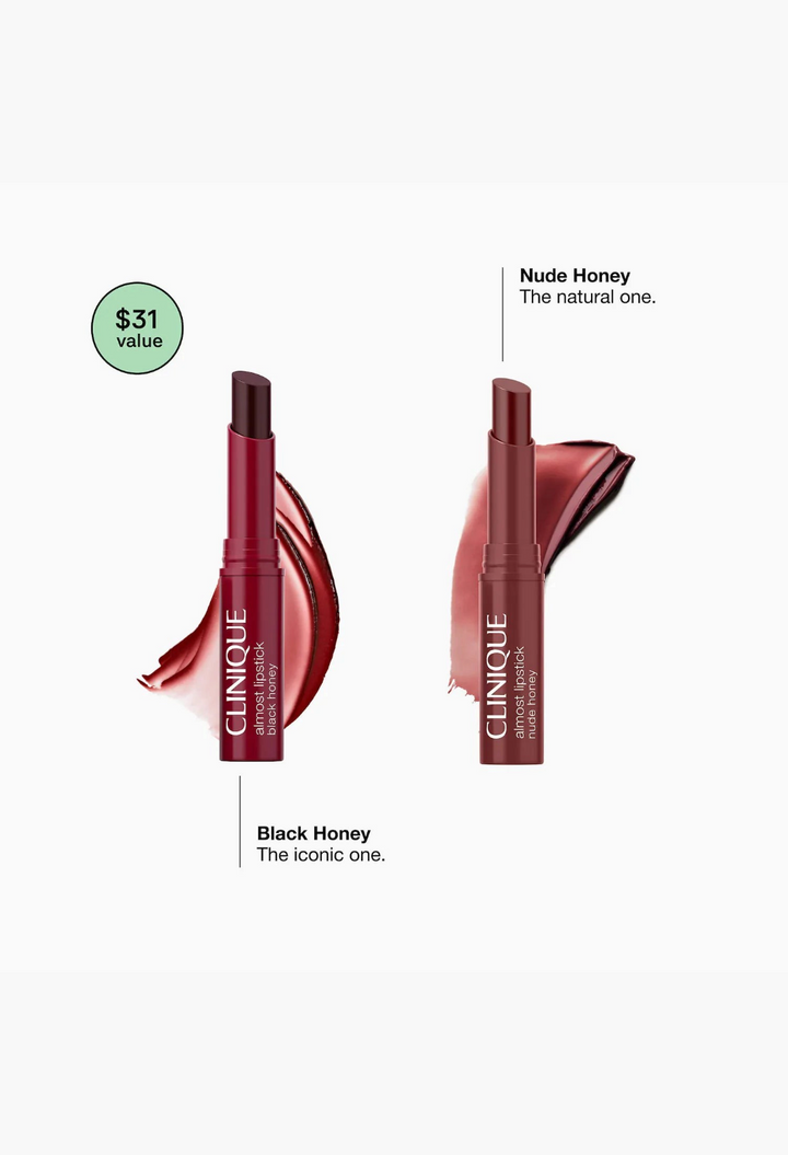CLINIQUE Mini Black Honey Cult Classic Lip Duo Gift Set