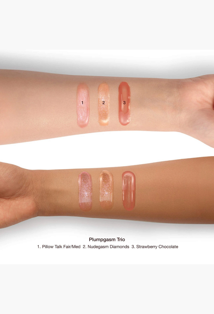 Charlotte Tilbury Mini Big Lip Plumpgasm Plumping Lip Gloss Trio Makeup Gift Set