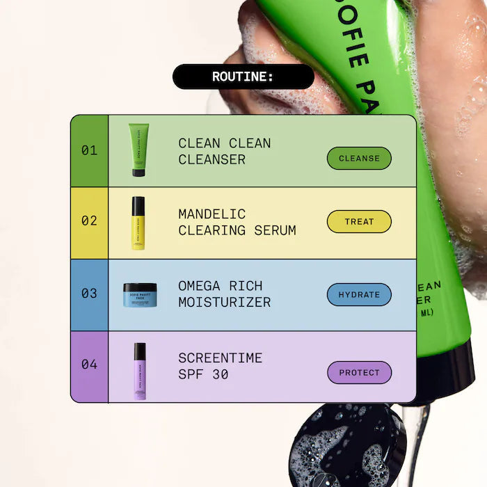 Clean Gentle Gel Foaming Cleanser packaging