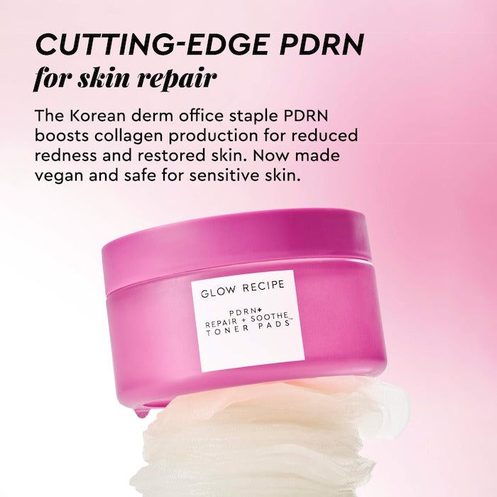 PDRN Repair + Soothe Korean Prickly Pear Toner Pads For Skin Barrier Repair - GLAM MODA